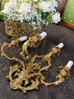 Большая бронзовая бра, 5 лампочек, тяжелая (7108) — изображение 5
