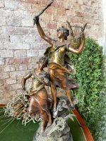Stor størrelse, veldig tung figur med marmorbase (1129) - Bilde 2