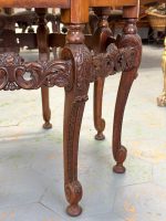 Wooden table with fine detailing, 8 table legs, medium size (3912) - Image 16