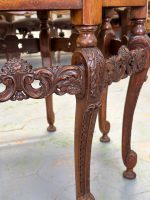Wooden table with fine detailing, 8 table legs, medium size (3912) - Image 18