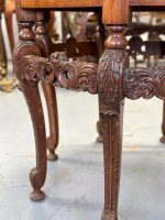Wooden table with fine detailing, 8 table legs, medium size (3912) - Image 15
