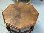 Wooden table with fine detailing, 8 table legs, medium size (3912) - Image 27