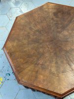 Wooden table with fine detailing, 8 table legs, medium size (3912) - Image 29