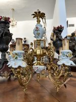 Lampa ar ziedu detalizāciju, maza/vidēja izmēra, 5 spuldzes (3913) - Image 3