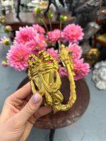 Antīki zeltītas bronzas aizkaru turētāji — Luija XVI stilā (antique gilt bronze drapery hooks) (4357) - Image 9