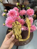 Antīki zeltītas bronzas aizkaru turētāji — Luija XVI stilā (antique gilt bronze drapery hooks) (4357) - Image 6