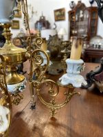 Lampa ar ziedu detalizāciju, maza/vidēja izmēra, 5 spuldzes (3913) - Image 6
