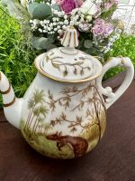 Porcelāna Tējkanna Paredzēts Tējai, Paraksts 1890 Gads (3631) - Image 2