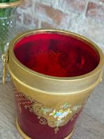 Sarkana Murano stikla šampanieša trauks (Red Murano Glass Champagne Cooler) (5646) - Image 4