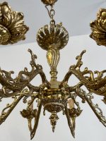 Liela izmēra, Metāla lampa , 8 spuldzes, smaga (3914) - Image 10