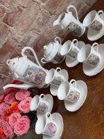 Elegant Porcelain Coffee and Tea Service Set for 7 People (antique porcelain coffee and tea service) — Historicism Style, (5358) - Image 9