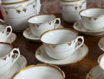 Фарфоровый сервиз на 8 персон Limoges для чая и кофе — в стиле классицизма, (5359) — изображение 8