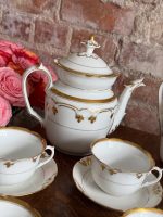 Фарфоровый сервиз на 8 персон Limoges для чая и кофе — в стиле классицизма, (5359) — изображение 3