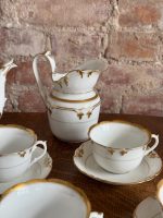 Фарфоровый сервиз на 8 персон Limoges для чая и кофе — в стиле классицизма, (5359) — изображение 4