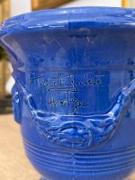 Anduze Urna Kobalta Zilā Glazūrā — Tradicionālā Francijas Dienvidu Keramika, Terre Figuière Anduze Manufaktūra, Francija, 20 - Image 4