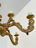 Griestu Liela izmēra koka lampa, 10 spuldzes, smaga (3916) - Image 25