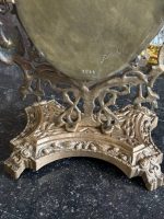 izsmalcināts bronzas jūgendstila galda spogulis ar parakstu, ļoti smalku detalizāciju, vidēji maza izmēra (7279) - Image 12