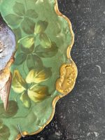 sienas, porcelāna šķīvji ar putnu motīviem un zelta krāsas detalizāciju, pieejami 2gab (7051) - Image 8