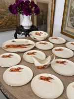 Exclusive Antique Boch Frères Keramis Seafood Service "Hératux" with Lobsters — First Half of the 20th Century (6036) - Image 2