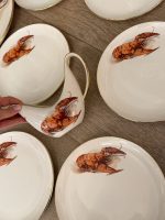 Exclusive Antique Boch Frères Keramis Seafood Service "Hératux" with Lobsters — First Half of the 20th Century (6036) - Image 12