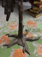 Bronzes papegøjefigur i naturlig størrelse på grenfod – Animalier, Frankrig/Europa, midt-sent 20. århundrede efter 19. århundrede modeller - Billede 19