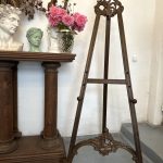 Carved easel rococo scrollwork crest