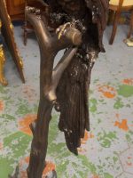 Bronzes papegøjefigur i naturlig størrelse på grenfod – Animalier, Frankrig/Europa, midt-sent 20. århundrede efter 19. århundrede modeller - Billede 22