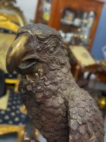 Bronzes papegøjefigur i naturlig størrelse på grenfod – Animalier, Frankrig/Europa, midt-sent 20. århundrede efter 19. århundrede modeller - Billede 8