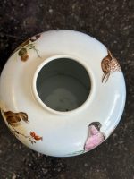 Neliela Vidēja Limoges porcelāna vāze ar putniem (Small Limoges Porcelain Vase) (7055) - Image 11