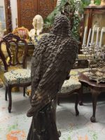 Bronzes papegøjefigur i naturlig størrelse på grenfod – Animalier, Frankrig/Europa, midt-sent 20. århundrede efter 19. århundrede modeller - Billede 10