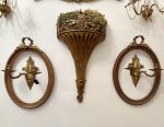 Wooden Frames with Bronze Parts, Medium-Small Size, 2 Pieces (3716) - Image 2