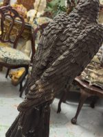 Bronzes papegøjefigur i naturlig størrelse på grenfod – Animalier, Frankrig/Europa, midt-sent 20. århundrede efter 19. århundrede modeller - Billede 13