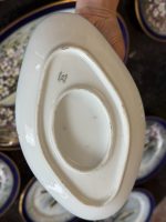 izsmalcināta "Limoge" porcelāna servīze ar zivīm, tumši zilā krāsā ar zelta krāsas akcentu, ar mākslinieka parakstu (7054) - Image 22
