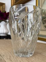 Smaga kristāla vāze ar dzērves putna motīviem Jūgendstilā (Cut Crystal Crane Vase) (6034) - Image 2