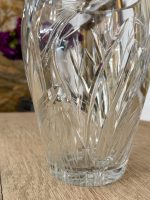 Smaga kristāla vāze ar dzērves putna motīviem Jūgendstilā (Cut Crystal Crane Vase) (6034) - Image 4