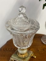 Stikla Trauks ar Vāku un Oniksa Detalizāciju, Neliela Izmēra (5094) - Image 5