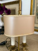 2pcs Table Lamps, Small Size, Lightweight, Each with 2 Bulbs (6071) - Image 4
