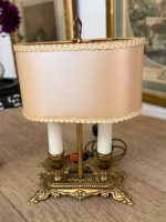 2pcs Table Lamps, Small Size, Lightweight, Each with 2 Bulbs (6071) - Image 6