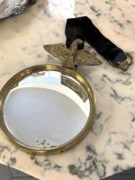 Small Mirror with Eagle and Velvet Ribbon (4465) - Image 3