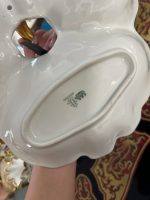 3 Daļīgs Porcelāna Trauks ar Maijpuķītēm un Ceriņiem (4341) - Image 6