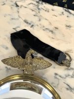 Small Mirror with Eagle and Velvet Ribbon (4465) - Image 4