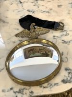 Small Mirror with Eagle and Velvet Ribbon (4465) - Image 2