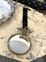 Small Mirror with Eagle and Velvet Ribbon (4465)