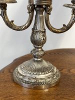 Sudraba Krāsas Metāla Svečturu Pāris (51290) - Image 10