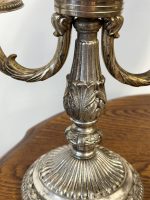 Sudraba Krāsas Metāla Svečturu Pāris (51290) - Image 6