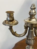 Sudraba Krāsas Metāla Svečturu Pāris (51290) - Image 9