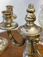 Sudraba Krāsas Metāla Svečturu Pāris (51290) - Image 7