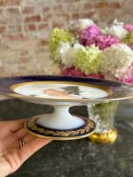 Porcelāna kūku šķīvis ar portretu un parakstu, neliela izmēra (7153) - Image 5