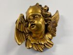 Englehoved med vinger – "Putto" / "Testa d'angelo" – Barok