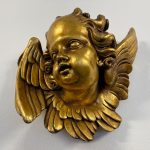 Englehoved med vinger – "Putto" / "Testa d'angelo" – Barok